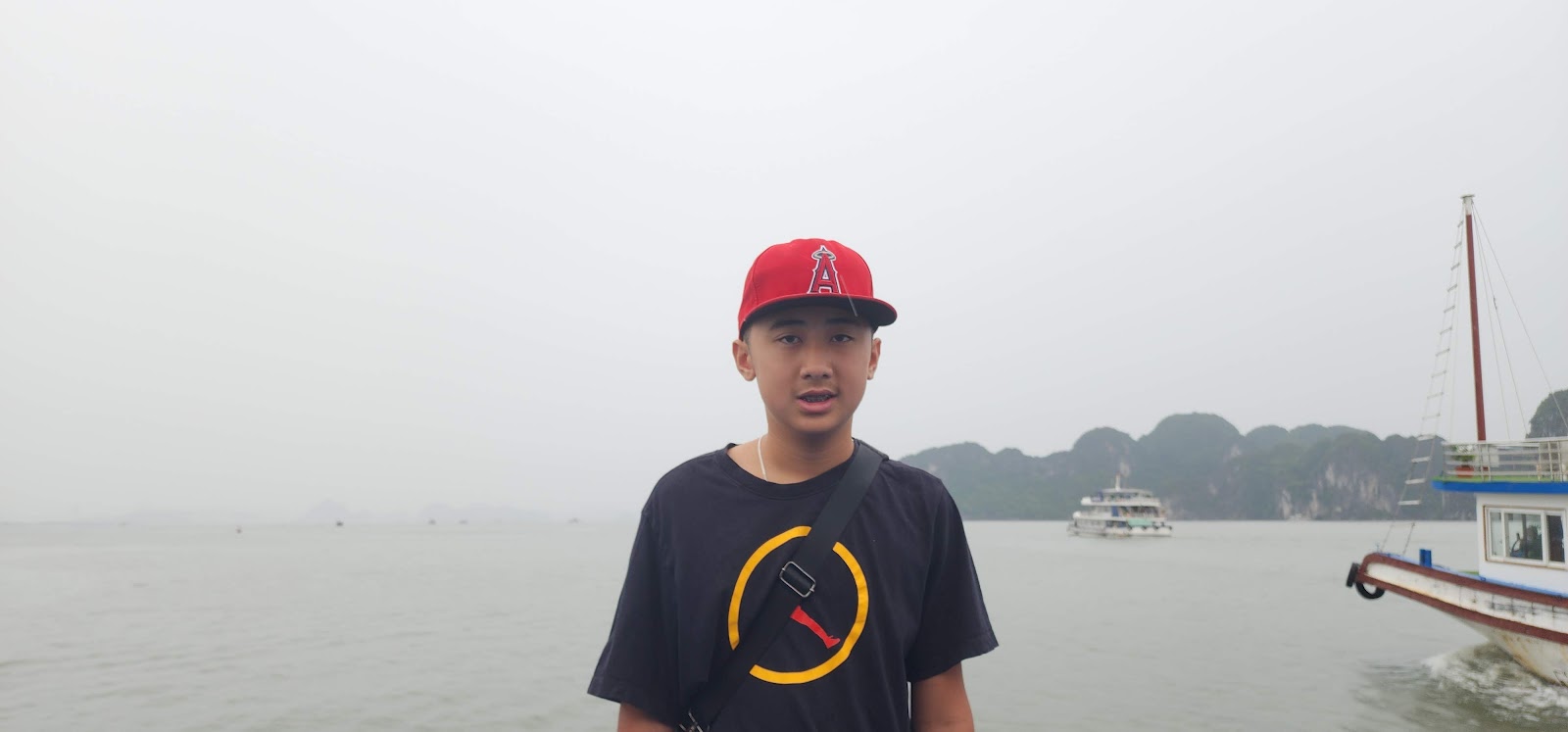 Ben in Ha Long Bay